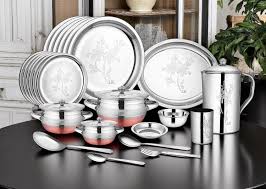 Stainless Steel Dinner Set